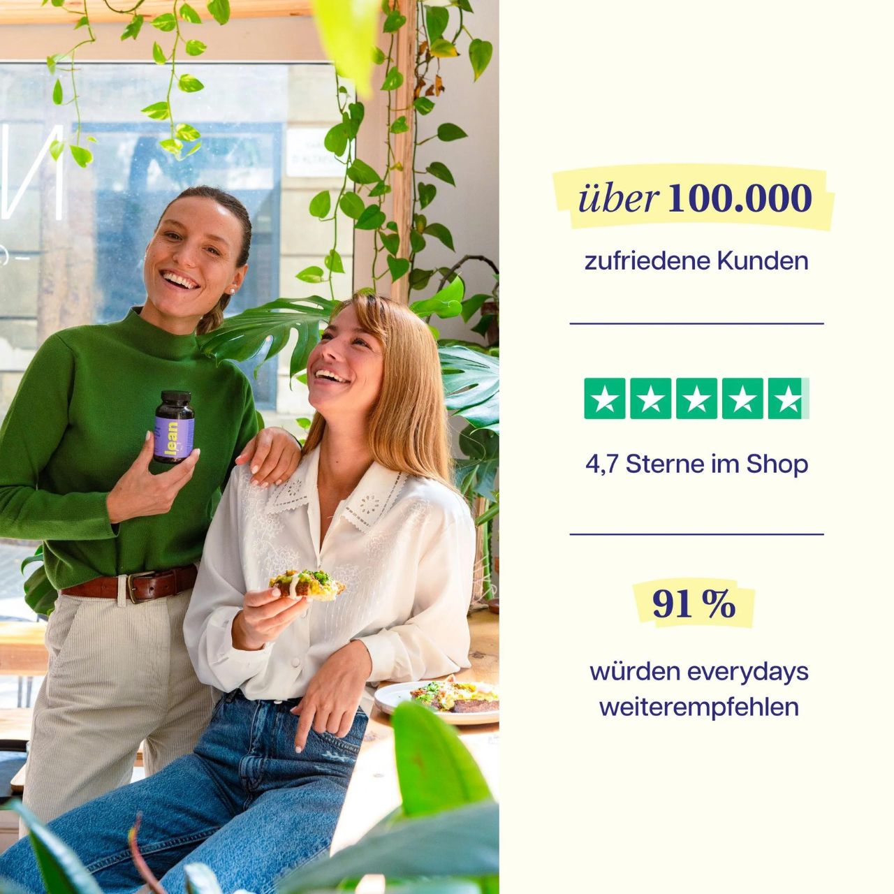 lean zufriedene Kunden